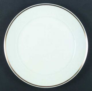 Block China Chateau DOr Dinner Plate, Fine China Dinnerware   Gold Band Off Edg