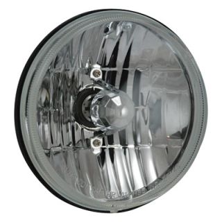 Vision X Sealed Beam Halogen OEM Replacement Head Light   Pair, Clear, Round,