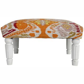 Nuloom Casual Living Modern Ikat Multi Ottoman (MultiDimensions 13.3 inches high x 23.6 inches wide x 15.75 inches deepThe handcrafted touch of artisan skill creates variations in color, size and design. If buying two of the same item, slight differences