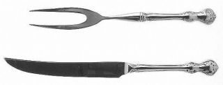 Wallace Camden (Stainless) Large 2 Piece Roast Carving Set w/ Stainless Blade  