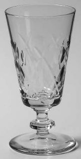 Rock Sharpe Ridgeway Juice Glass   Stem #1002,Cut