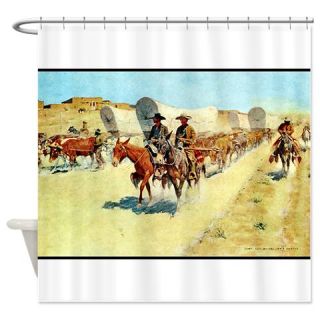  The Santa Fe Trade, 1904.png Shower Curtain  Use code FREECART at Checkout