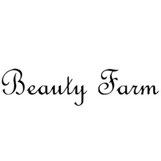 Beauty Farm Vinyl Wall Decal (Glossy blackDimensions 25 inches wide x 35 inches long )