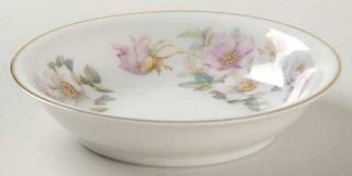 Epiag 02460 Fruit/Dessert (Sauce) Bowl, Fine China Dinnerware   Pink & White Flo