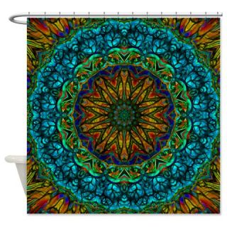  Sea Green Abstract Tile 93 Shower Curtain  Use code FREECART at Checkout