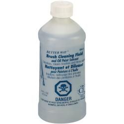 Better Way Brush Cleaner And Oil Paint Solvent 16 Ounces