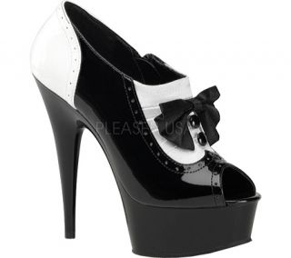 Womens Funtasma Tuxedo 01   Black/White Patent/Black Costume Shoes