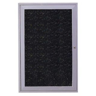 Ghent Enclosed Recycled Rubber Tackboard   24X36