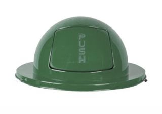 Rubbermaid Dome Top   H55 Receptacles, Empire Green