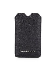 Burberry Baldwin Leather Sleeve for iPhone 4 & 5   Black