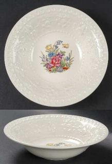 Wedgwood Tintern Coupe Cereal Bowl, Fine China Dinnerware   Wellesley, Floral Ce