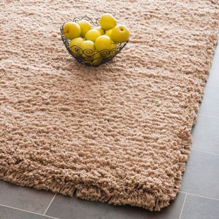 Plush Super Dense Hand woven Taupe Premium Shag Rug (4 X 6) (BeigePattern ShagMeasures 1.5 inches thickTip We recommend the use of a non skid pad to keep the rug in place on smooth surfaces.All rug sizes are approximate. Due to the difference of monitor