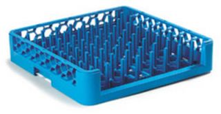 Carlisle Full Size Dishwasher Plate/Tray Peg Rack   Open End, Blue