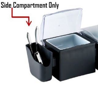 Browne Foodservice Side Compartment Accessories Holder, 6x2.33x5.5 in