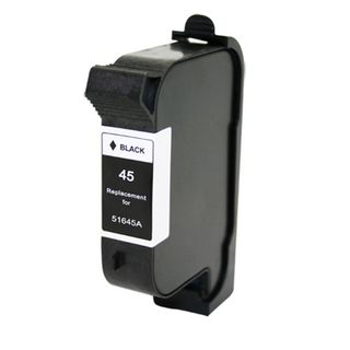 Hp 45/ 51645 Black Ink Cartridge (remanufactured) (BlackPrint yield 1,100 pages at 5 percent coverageNon refillableModel NL 45 BlackCompatible modelsHewlett Packard (HP)   Color Copier 110, 120, 140, 145, 150, 155, 160 170, 180, 190, 210, 210Lx, 260 27