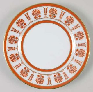 Richard Ginori Ercolano Red Bread & Butter Plate, Fine China Dinnerware   Red Ba