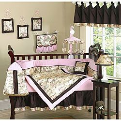 Sweet Jojo Designs Abby Rose 9 piece Girl Crib Bedding Set