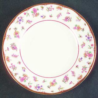 Wedgwood Rouen (Gold Trim) Bread & Butter Plate, Fine China Dinnerware   Flowers