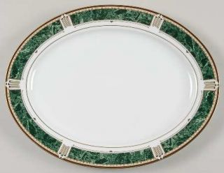 Nikko Crown Jewel 12 Oval Serving Platter, Fine China Dinnerware   Fine China,G