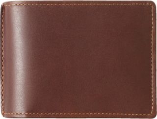 Mens Johnston & Murphy Flip Billfold   Dark Mahogany Waxhide Wallets