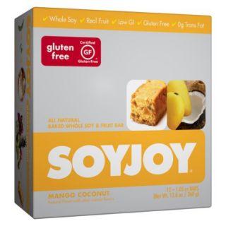 SOYJOY Mango Coconut Whole Soy and Fruit Bar   12 Count