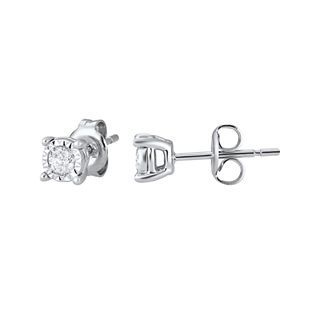 CT. T.W. TruMiracle Diamond Stud Earrings, Wg, Womens