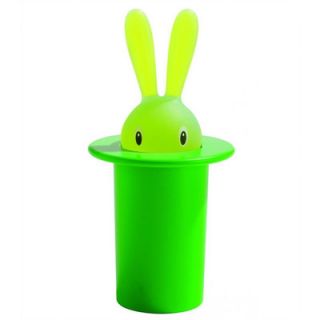 Alessi Magic Bunny Toothpick Holder by Stefano Giovannoni ASG16 Color Green