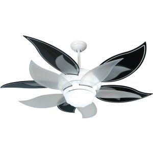 Craftmade CRA K10612 Bloom 52 Ceiling Fan with Black & Clear Blades