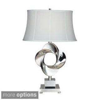 Burnham 1 light Chrome Table Lamp