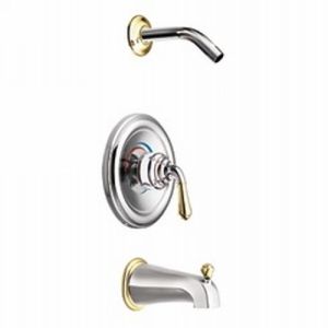 Moen T2449NHCP Monticello Posi Temp Tub & Shower Trim Kit, without Valve
