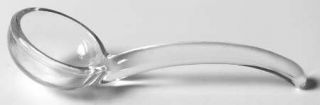 Imperial Glass Ohio Twist Clear No Trim Mayonnaise Ladle Only   Stem #110, Flare