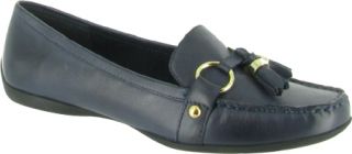 Womens Bella Vita Mallory   Navy Leather Casual Shoes