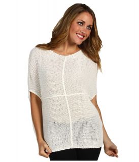 Anne Klein Boatneck Oversized Sleeve Pullover Womens Sweater (Bone)
