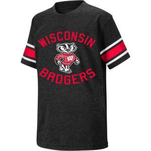 Wisconsin Badgers Colosseum NCAA Youth Football Short Sleeve T Shirt