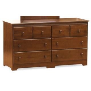 Atlantic Furniture Windsor 6 Drawer Dresser C 6965 Finish Antique Walnut