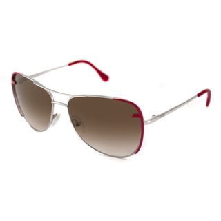 Fendi Womens Fs5289 Red Aviator Sunglasses