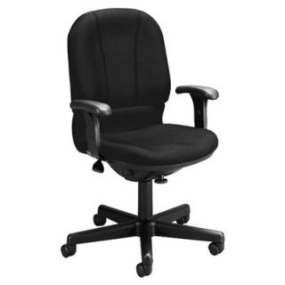 OFM Posture Mid Back Confrence Chair with Arms 640 Finish Black