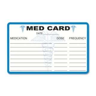 Tabbies Medical Information Card