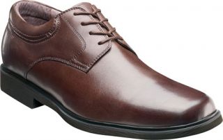 Mens Florsheim Shuttle Plain Ox   Brown Smooth Leather Lace Up Shoes