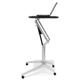 Jesper Office Height Adjustable WorkPad Desk X201 Finish Red Finish Top