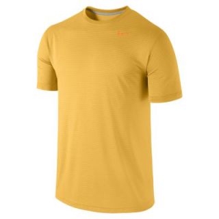 Nike Dri FIT Touch Stripe Mens Training Shirt   Atomic Mango