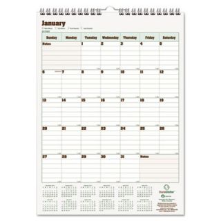 Blueline DuraGlobe Monthly Wall Calendar