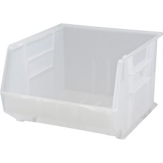 Quantum Storage Stack and Hang Bin   18in. x 16 1/2in. x 14 1/4in., Clear,