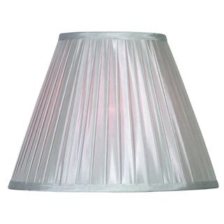 Design Match 15 inch Silver Soft Pleat Shade