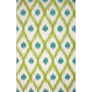 Nuloom Hand hooked Evangelina Lime Rug (5 X 8)