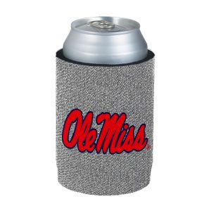 Mississippi Rebels Glitter Can Coozie