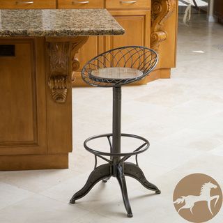 Christopher Knight Home Grayson Weathered Wood Barstool