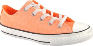 Childrens Converse Chuck Taylor® All Star Lo Washed Neon   Neon Orange Canv