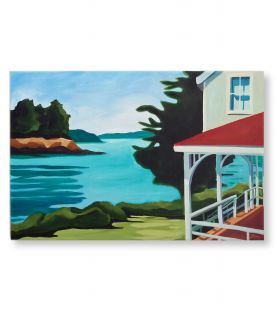 House On Bustins Canvas Wall Art