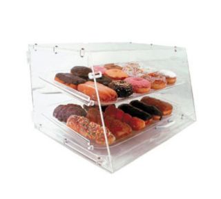 Update International Pastry Display   Front/Rear Doors, (2)Trays, 21x17 1/4x12 Clear Acrylic
